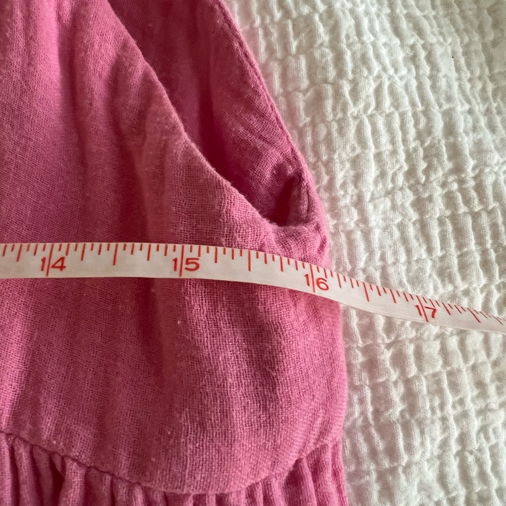 🎀 Zara 🎀 Pink Sleeveless Maxi Dress. Size M - Picture 10 of 11